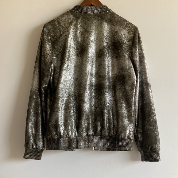 Zara shiny bomber jacket size Small - Picture 8 of 8